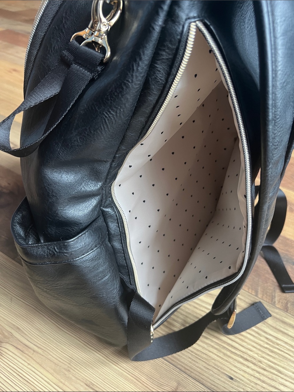 Chelsea + Cole For Itzy Ritzy Diaper Bag The Boss Studded Backpack - Picture 13 of 14